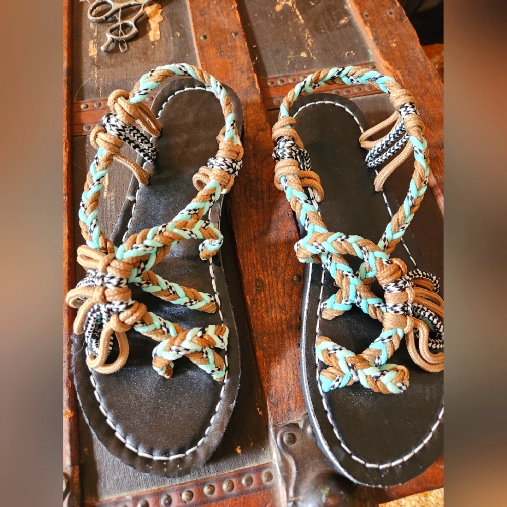 Brand New sz7.5 rope sandal